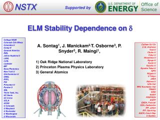 ELM Stability Dependence on d