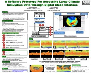 A Software Prototype For Accessing Large Climate Simulation Data Through Digital Globe Interface