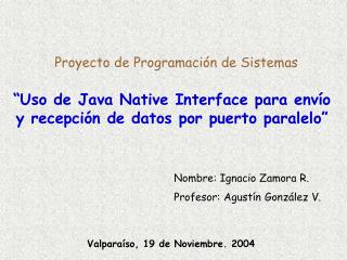 Proyecto de Programación de Sistemas