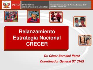 Comisión Interministerial de Asuntos Sociales - CIAS Secretaría Técnica - ST