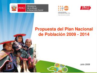 Propuesta del Plan Nacional de Población 2009 - 2014