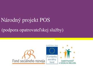 Národný projekt POS