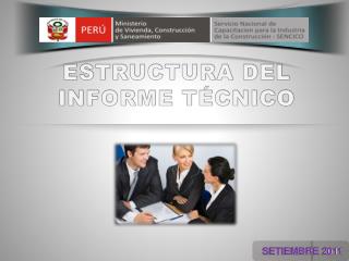 ESTRUCTURA DEL INFORME TÉCNICO