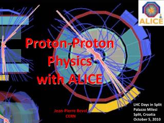 Proton-Proton Physics with ALICE