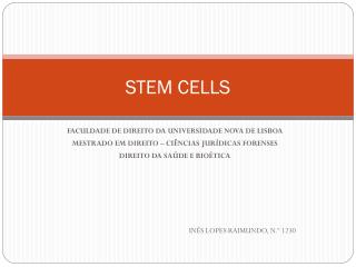 STEM CELLS