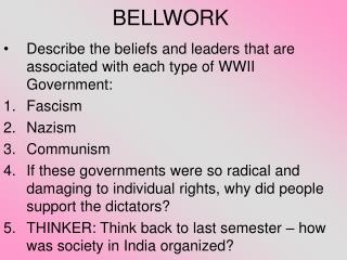 BELLWORK