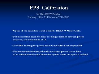 FPS Calibration