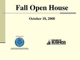 Fall Open House