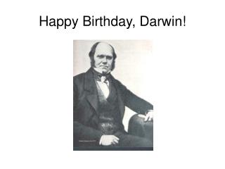 Happy Birthday, Darwin!