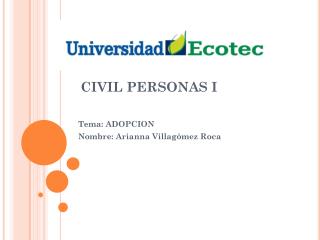 CIVIL PERSONAS I