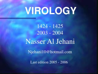 VIROLOGY