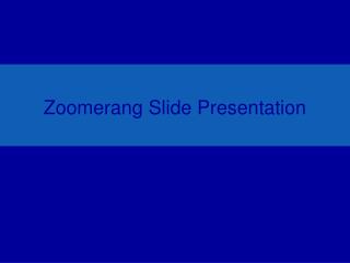 Zoomerang Slide Presentation