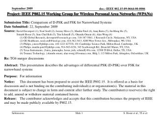 Project: IEEE P802.15 Working Group for Wireless Personal Area Networks (WPANs)