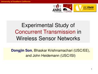 Experimental Study of Concurrent Transmission in Wireless Sensor Networks