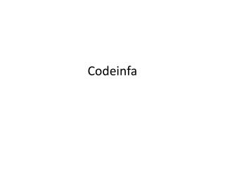 Codeinfa