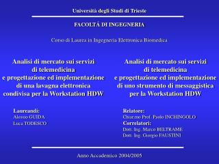 Università degli Studi di Trieste