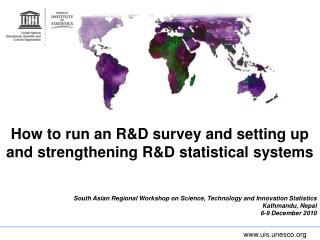 How to run an R&amp;D survey and setting up and strengthening R&amp;D statistical systems