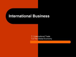 International Business