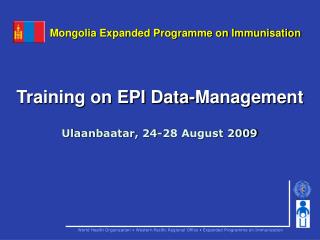 Training on EPI Data-Management