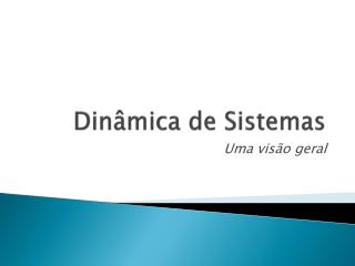 Dinâmica de Sistemas