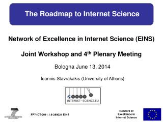 The Roadmap to Internet Science