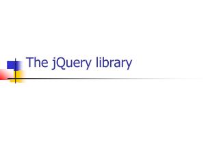 The jQuery library