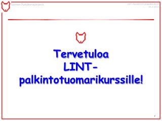 Tervetuloa LINT- palkintotuomarikurssille!