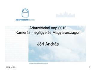 Adatvédelmi nap 2010 Kamerás megfigyelés Magyarországon