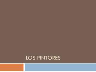 Los pintores