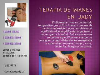 TERAPIA DE IMANES EN jADY