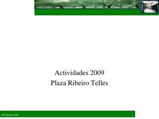 Actividades 2009 Plaza Ribeiro Telles