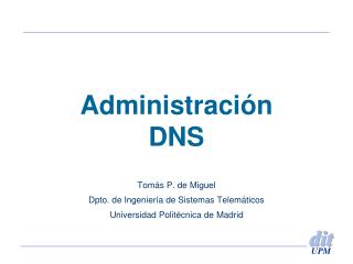 Administración DNS