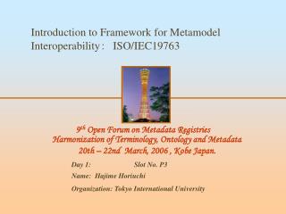 Introduction to Framework for Metamodel Interoperability ：　 ISO/IEC19763