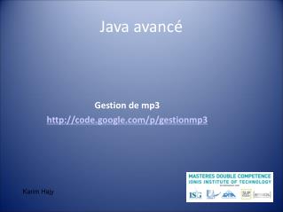 Java avancé