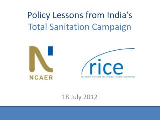 Policy Lessons from India’s Total Sanitation Campaign