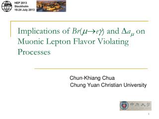 Implications of Br ( m  e g ) and D a m on Muonic Lepton Flavor Violating Processes