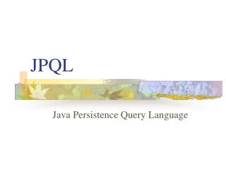 JPQL