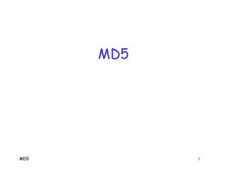 MD5