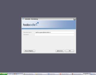 todoodle - Anmeldung