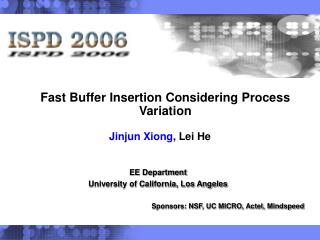 Fast Buffer Insertion Considering Process Variation