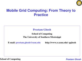 Mobile Grid Computing: From Theory to Practice