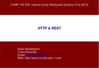 HTTP &amp; REST