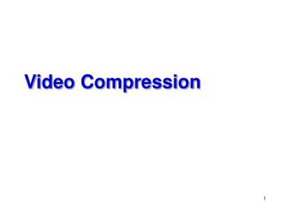 Video Compression