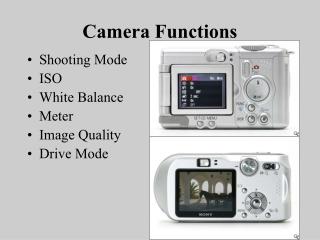 Camera Functions
