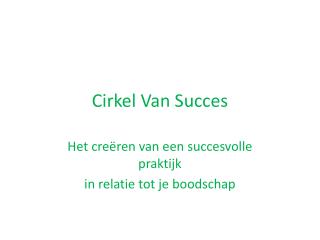 Cirkel Van Succes