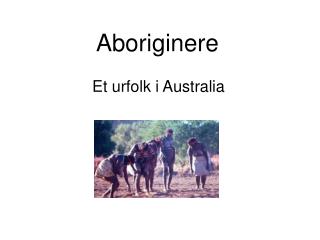Aboriginere