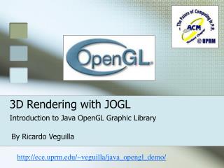 3D Rendering with JOGL