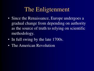 The Enligtenment