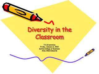 Diversity in the Classroom