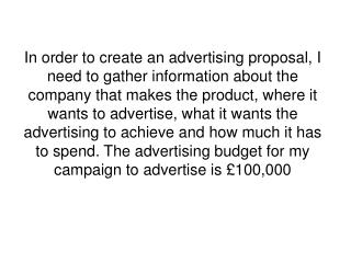 What Do You Want Your Adverts To Achieve?